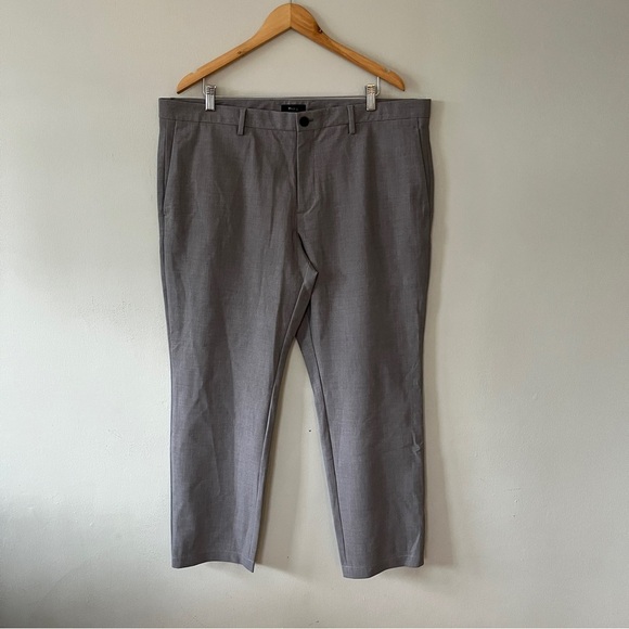 Theory Men’s Zaine Pant in Precision Ponte in Grey Size 40 - Picture 3 of 9
